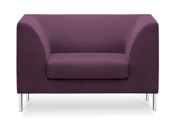 Кресло офисное Сиеста, ткань Сахара / фиолетовая С33 в Элисте