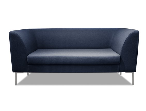 Офисный диван Сиеста 2-местный, ткань Bahama / синяя в Элисте - изображение