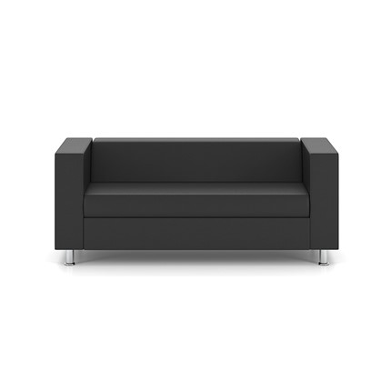 Прямой диван Алекто трехместный, экокожа в Элисте - изображение