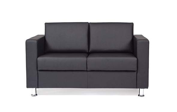 Офисный диван Симпл двухместный, экокожа в Элисте - изображение