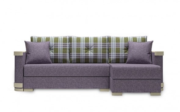 Угловой диван Serena 210 (Uno roze grey + kenturi sage) в Элисте - изображение