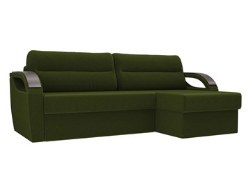 Угловой диван Форсайт, зеленый (микровельвет) в Элисте