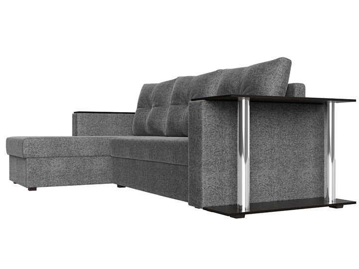 Угловой диван Атланта Лайт, Серый (рогожка) в Элисте - изображение 2