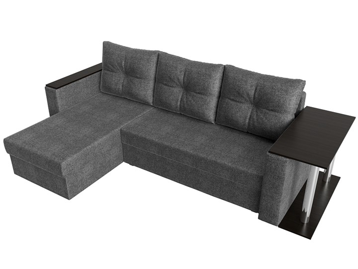 Угловой диван Атланта Лайт, Серый (рогожка) в Элисте - изображение 3