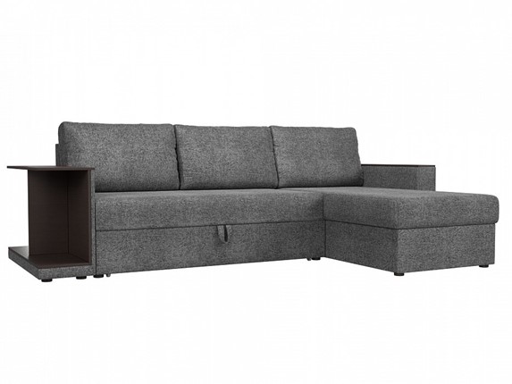 Угловой диван Атланта С, Серый (рогожка) в Элисте - изображение