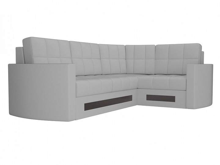 Угловой диван Белла, Белый (экокожа) в Элисте - изображение 2