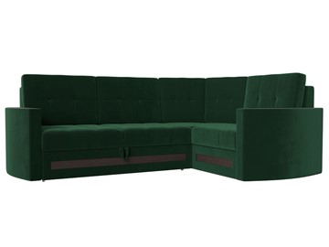 Угловой диван Белла, Зеленый (Велюр) в Элисте - предосмотр