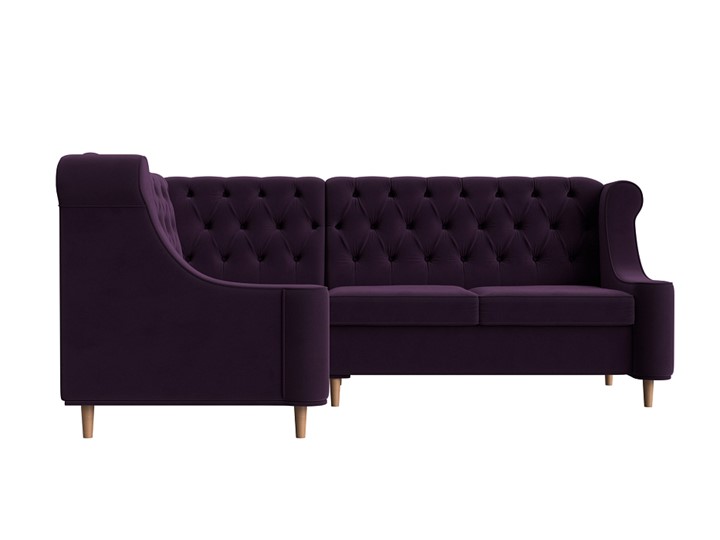 Угловой диван Бронкс, Фиолетовый (Велюр) в Элисте - изображение 1