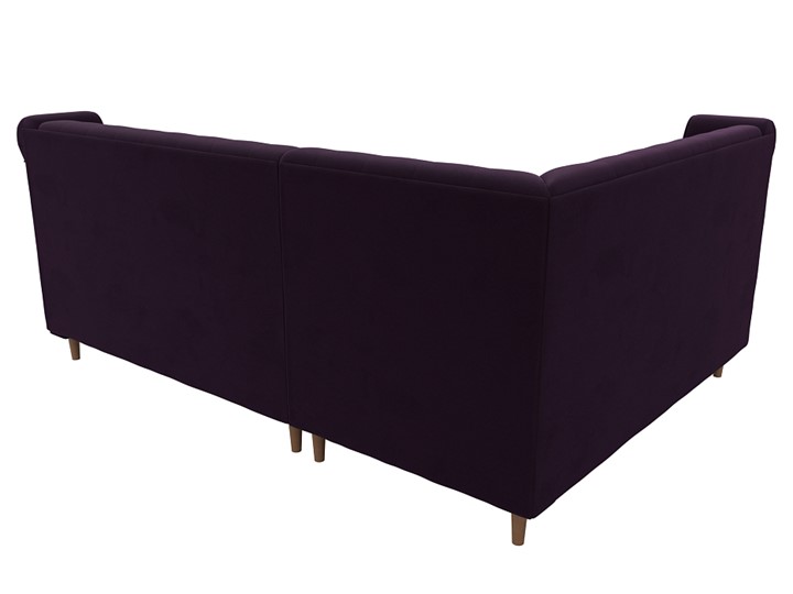 Угловой диван Бронкс, Фиолетовый (Велюр) в Элисте - изображение 5