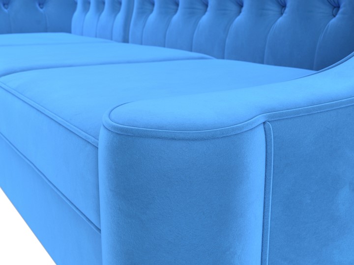 Угловой диван Бронкс, Голубой (Велюр) в Элисте - изображение 3