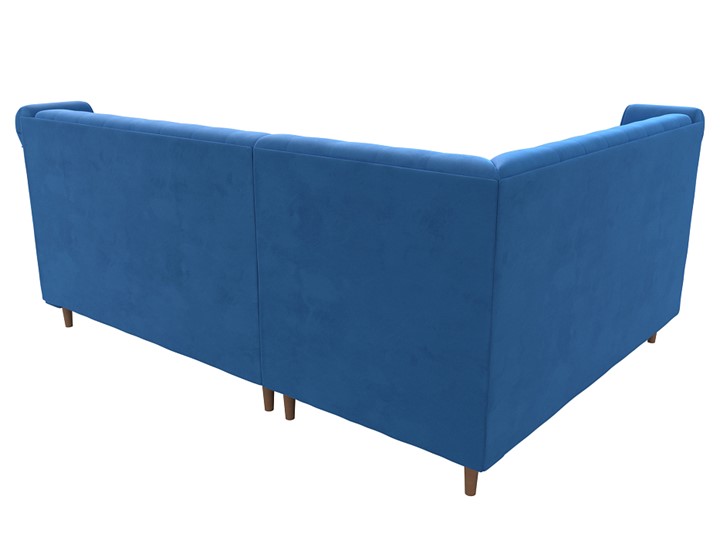 Угловой диван Бронкс, Голубой (Велюр) в Элисте - изображение 5
