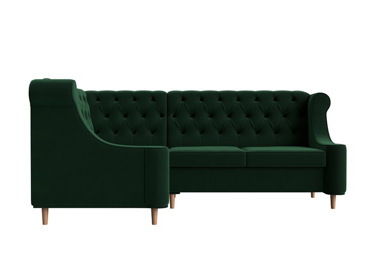 Угловой диван Бронкс, Зеленый (Велюр) в Элисте - изображение 1