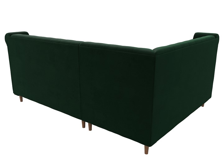 Угловой диван Бронкс, Зеленый (Велюр) в Элисте - изображение 5
