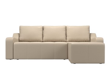 Угловой диван для гостиной Элида, Бежевый (экокожа) в Элисте - предосмотр 2