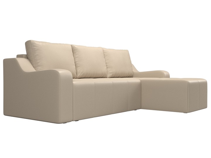 Угловой диван для гостиной Элида, Бежевый (экокожа) в Элисте - изображение 3