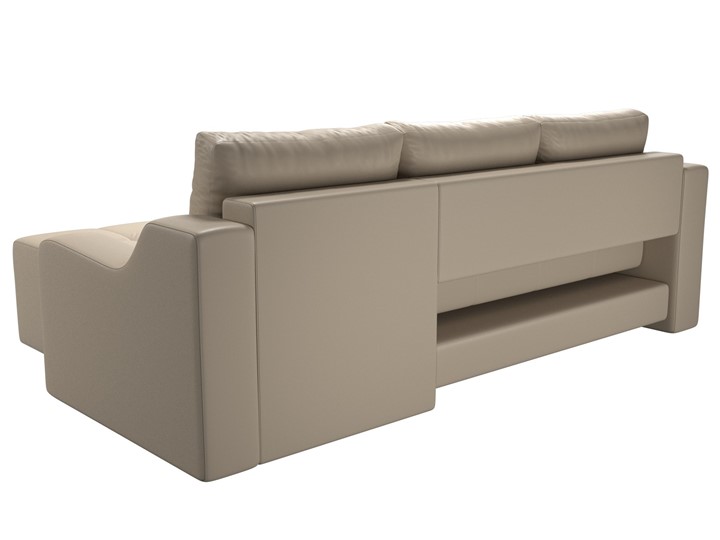 Угловой диван для гостиной Элида, Бежевый (экокожа) в Элисте - изображение 8