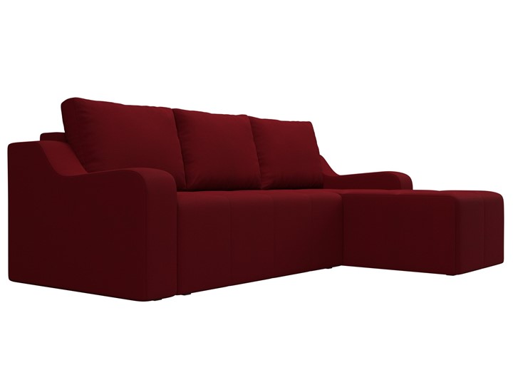 Угловой диван Элида, Бордовый (микровельвет) в Элисте - изображение 3
