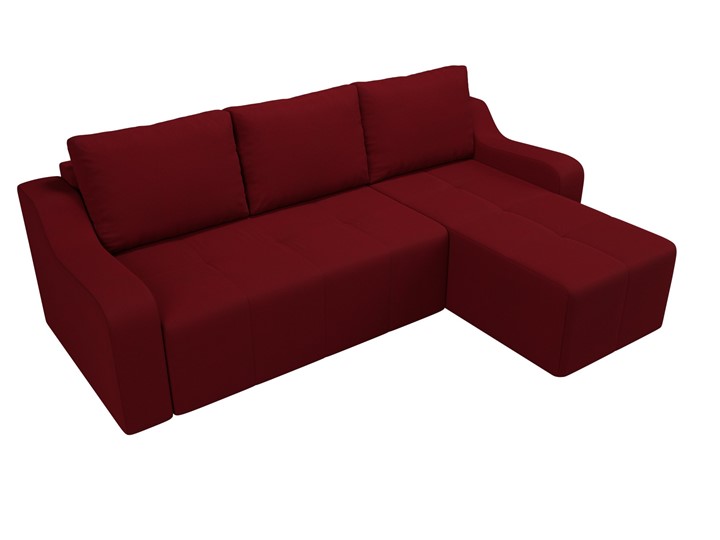Угловой диван Элида, Бордовый (микровельвет) в Элисте - изображение 5