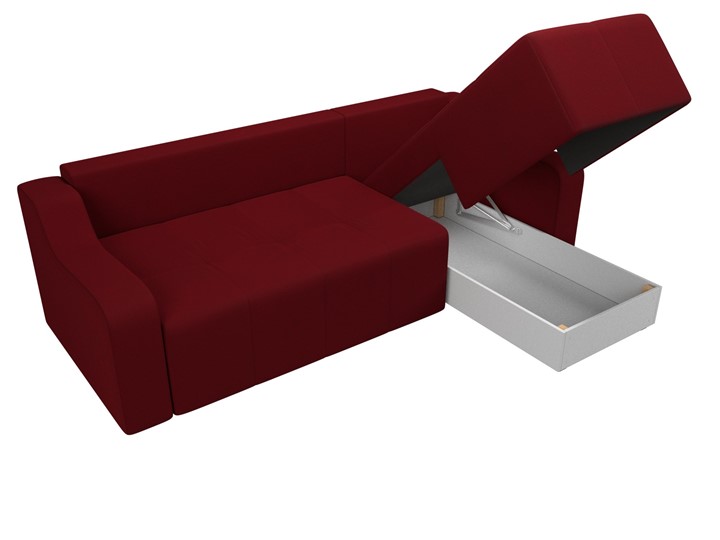 Угловой диван Элида, Бордовый (микровельвет) в Элисте - изображение 6