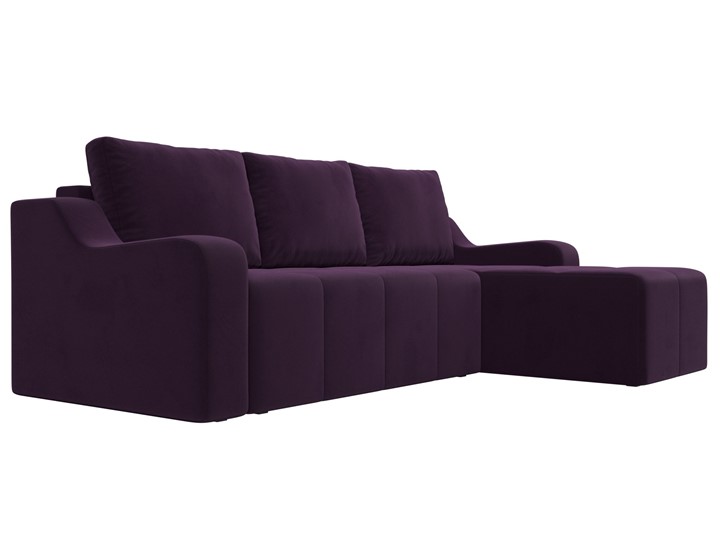 Угловой диван Элида, Фиолетовый (велюр) в Элисте - изображение 3
