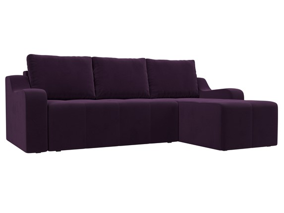 Угловой диван Элида, Фиолетовый (велюр) в Элисте - изображение
