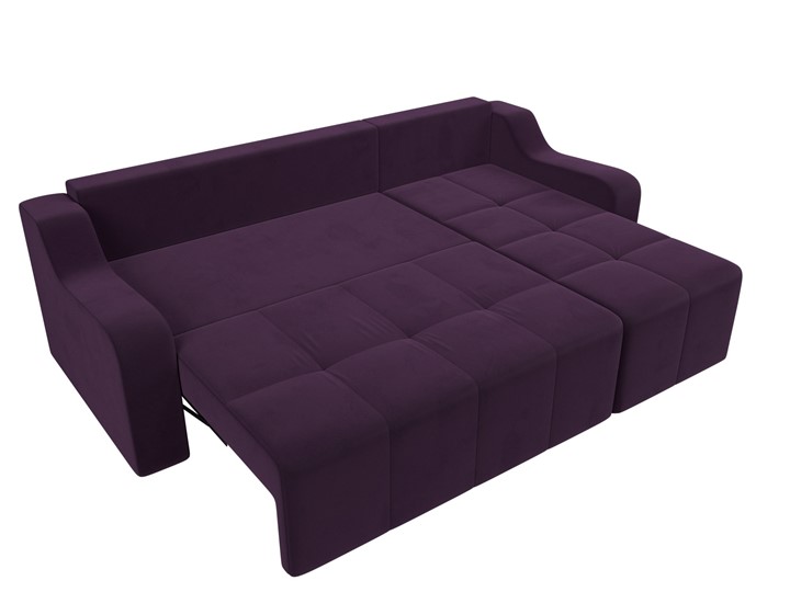 Угловой диван Элида, Фиолетовый (велюр) в Элисте - изображение 7