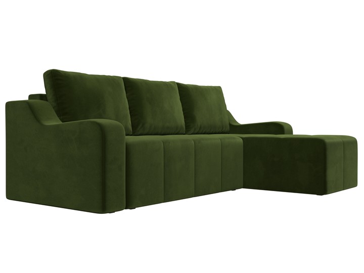Угловой диван Элида, Зеленый (микровельвет) в Элисте - изображение 3