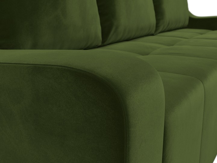 Угловой диван Элида, Зеленый (микровельвет) в Элисте - изображение 4