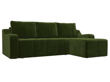Угловой диван Элида, Зеленый (микровельвет) в Элисте