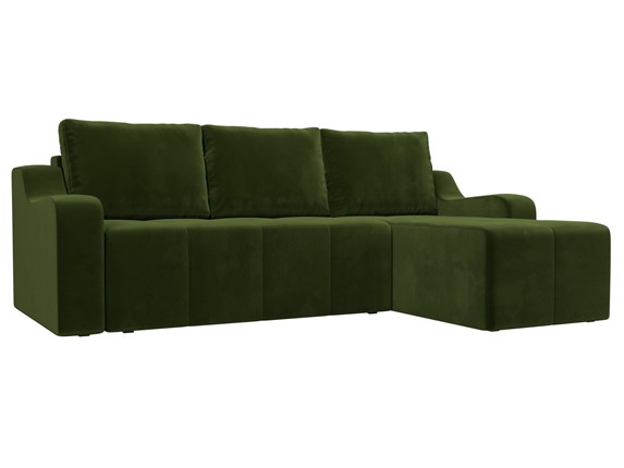 Угловой диван Элида, Зеленый (микровельвет) в Элисте - изображение
