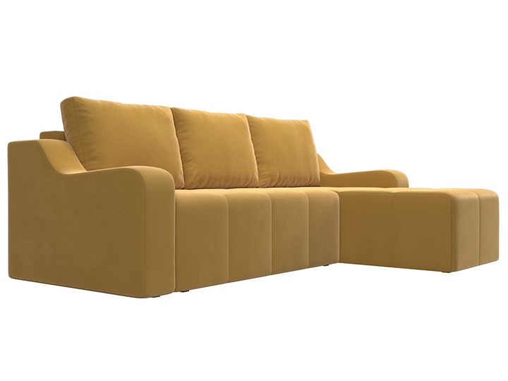 Угловой диван Элида, Желтый (микровельвет) в Элисте - изображение 3