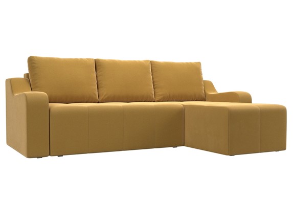 Угловой диван Элида, Желтый (микровельвет) в Элисте - изображение