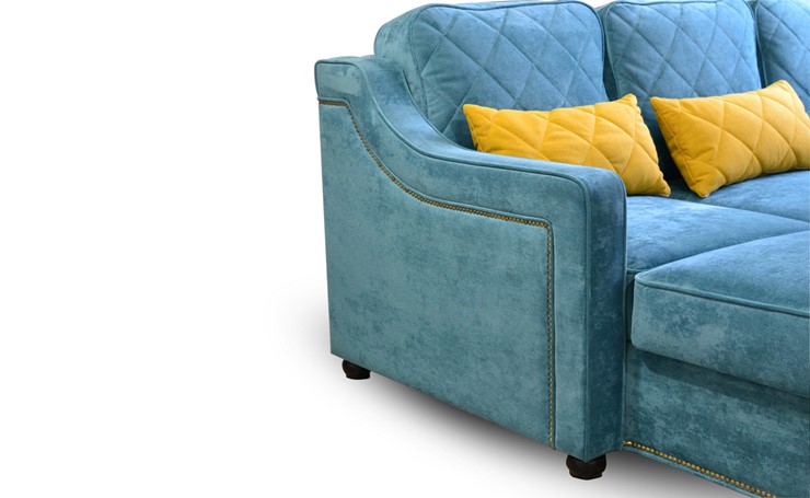 Угловой диван Фортуна с оттоманкой в Элисте - изображение 1