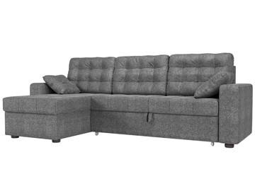 Угловой раскладной диван Камелот, Серый (рогожка) в Элисте - предосмотр