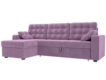 Угловой раскладной диван Камелот, Сиреневый (микровельвет) в Элисте - предосмотр