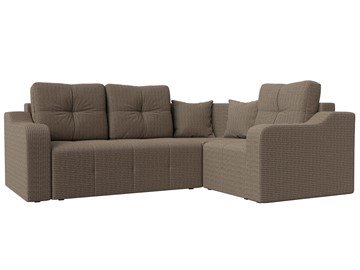 Угловой диван для гостиной Кембридж, Корфу 03 (рогожка) в Элисте