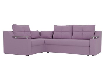 Угловой раскладной диван Кронос боннель, Сиреневый (Миикровельвет) в Элисте - предосмотр