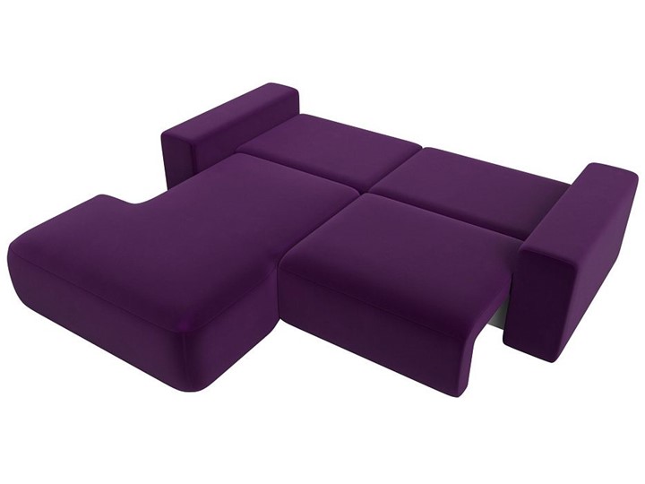 Угловой диван Лига-036 Классик, Фиолетовый (Микровельвет) в Элисте - изображение 3