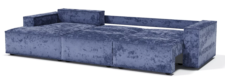 Угловой диван с оттоманкой Лофт 357х159х93 (НПБ/Еврокнижка) в Элисте - изображение 2