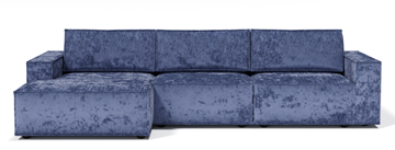Угловой диван с оттоманкой Лофт 357х159х93 (НПБ/Еврокнижка) в Элисте - предосмотр