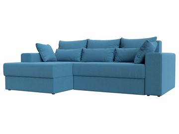 Угловой диван для гостиной Майами, Амур голубой (Рогожка) в Элисте