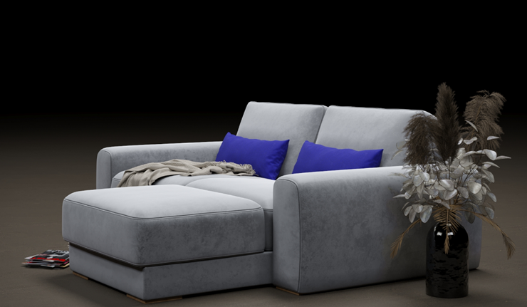 Угловой диван с оттоманкой Манхэттен 2400 в Элисте - изображение 2