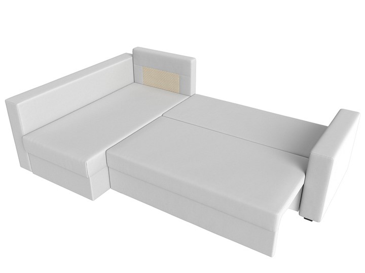 Угловой диван Мансберг, Белый (Экокожа) в Элисте - изображение 2
