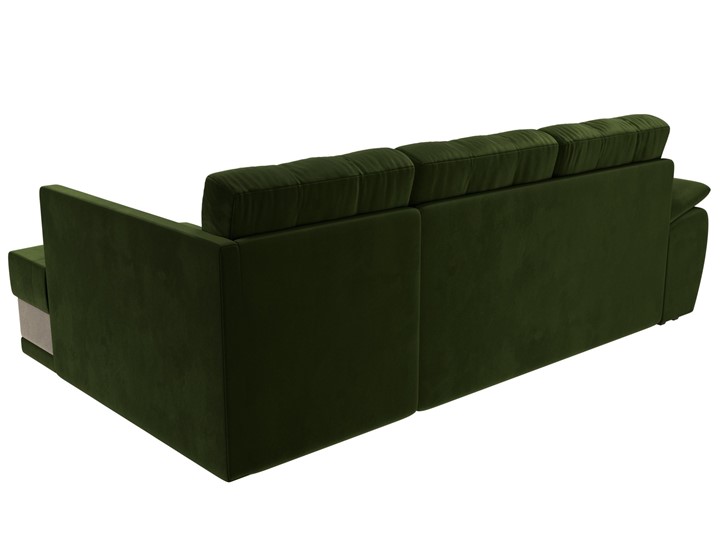 Угловой диван для гостиной Нэстор прайм, Зеленый/Бежевый (микровельвет) в Элисте - изображение 6