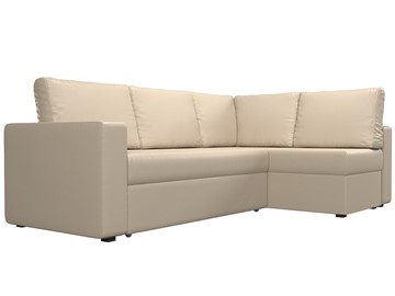 Угловой диван для гостиной Оливер, Бежевый (экокожа) в Элисте - предосмотр 4