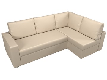 Угловой диван для гостиной Оливер, Бежевый (экокожа) в Элисте - предосмотр 6