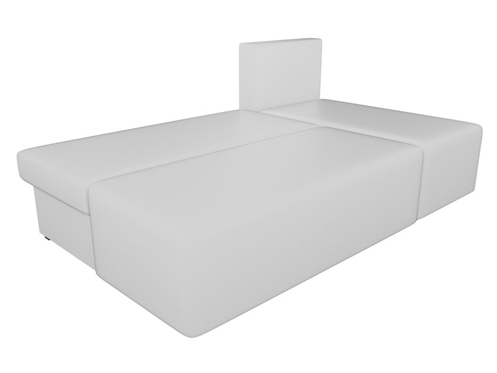 Угловой раскладной диван Поло, Белый (экокожа) в Элисте - изображение 4