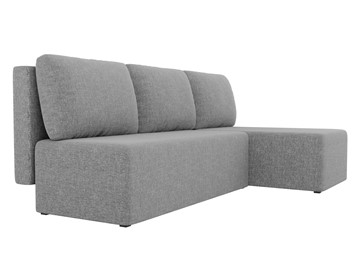 Угловой диван с оттоманкой Поло, Серый (рогожка) в Элисте - предосмотр 2