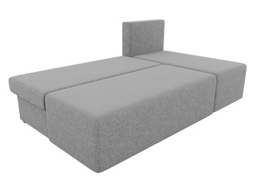 Угловой диван с оттоманкой Поло, Серый (рогожка) в Элисте - предосмотр 4