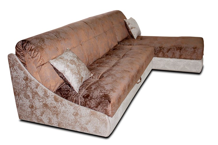 Угловой диван с оттоманкой Аккордеон-Z (сп.м. 900х2050) в Элисте - изображение 2